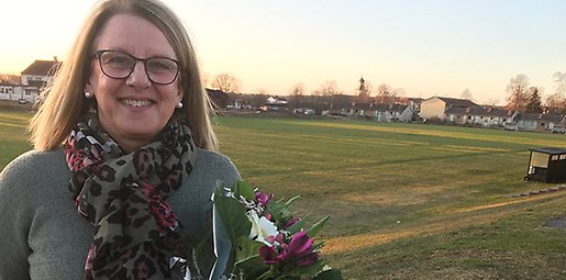 Birgitta Osmund-Eriksson Årets Eldsjäl i Hofors kommun 2019.
