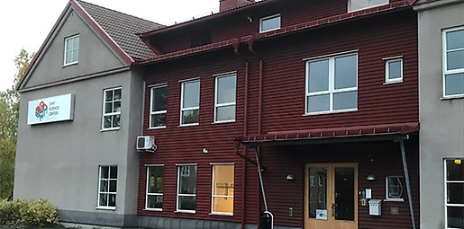 Bild på huset där 2047 Science Center finns