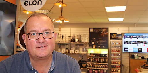 Bild på Johan som äger Elon i Hofors