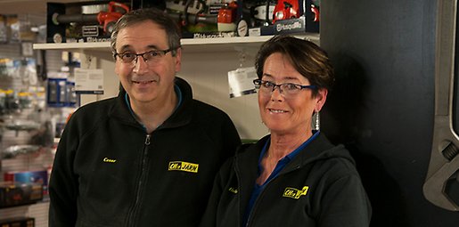 Cesar och Helena Jorda, ägare av CHs Järn i Hofors