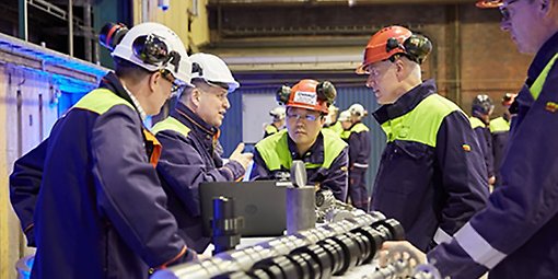 Bild från Ovakos verksamhet